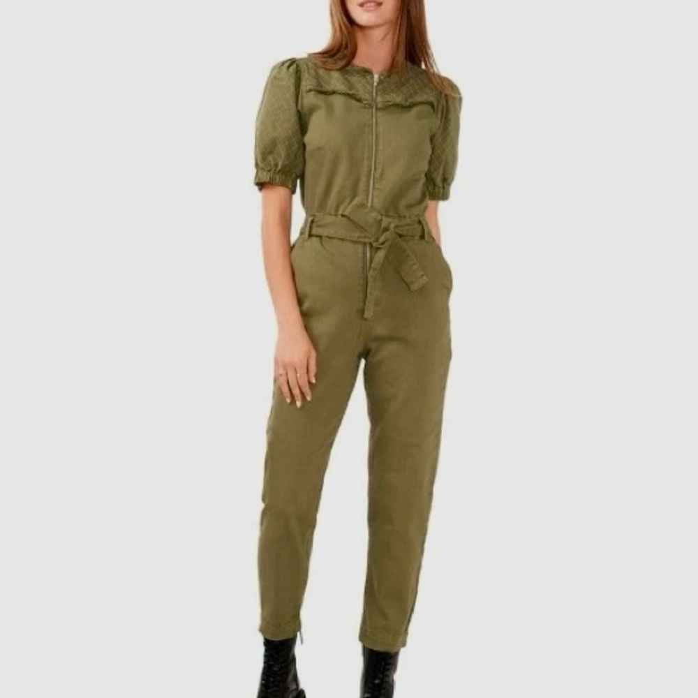 Chelsea & Violet Stretch Denim Jumpsuit - Picture 3 of 9